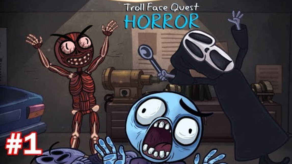Trollface Quest Horror 1 cover art